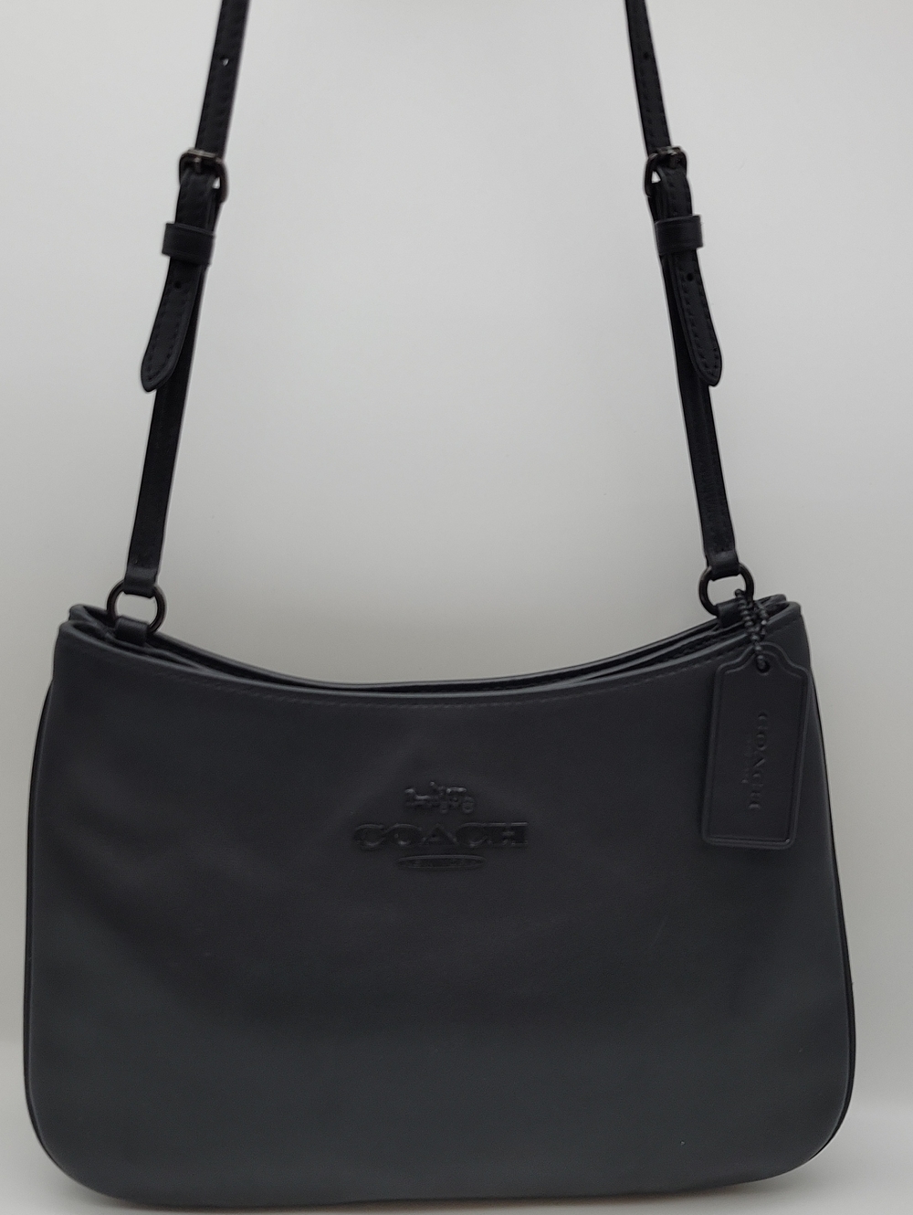 Coach Black Leather Penelope Shoulder Bag with Tag